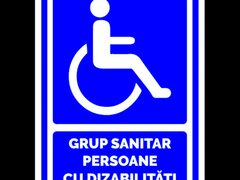 Semn grup sanitar persoane cu handicap